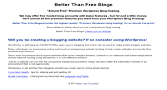 Desktop Screenshot of betterthanfreeblogs.com