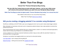 Tablet Screenshot of betterthanfreeblogs.com